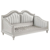 Best Furniture Outlet - Coaster - Evangeline Upholstered Twin Daybed Silver Oak - 360121
