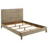 Best Furniture Outlet - Coaster - Zyla Wood Queen Panel Bed Kubu Grey - 360181Q