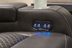 Fyne-Dyme Power Reclining Sofa and Loveseat