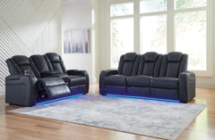 Best Furniture Outlet - Ashley Furniture - Fyne-Dyme Power Reclining Sofa and Loveseat - Power Reclining Sofa and Loveseat - 36603U1
