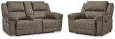 Best Furniture Outlet - Ashley Furniture - Laresview Reclining Loveseat and Oversized Recliner - Reclining Loveseat and Oversized Recliner - 37203U2