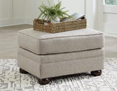 Best Furniture Outlet - Ashley Furniture - Gaelon Living Room - Ottoman / Dune - 3730714