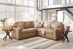 Best Furniture Outlet - Ashley Furniture - Bandon Sectional - LAF 2-Piece Sectional / Toffee - 38006S1