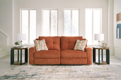 Best Furniture Outlet - Ashley Furniture - Danum Living Room - 2 Seat Reclining Sofa / Spice - 3880781