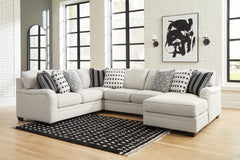 Best Furniture Outlet - Ashley Furniture - Huntsworth Sectional - RAF 4-Piece Sectional with Chaise / Dove Gray - 39702S4