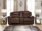 Best Furniture Outlet - Ashley Furniture - Stoneland Living Room - Power Rocker Recliner / Fossil - 3990598