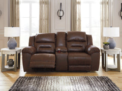 Best Furniture Outlet - Ashley Furniture - Stoneland Living Room - Power Rocker Recliner / Fossil - 3990598