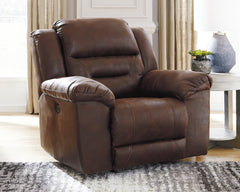 Best Furniture Outlet - Ashley Furniture - Stoneland Living Room - Power Rocker Recliner / Chocolate - 3990498