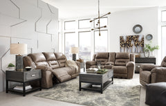 Best Furniture Outlet - Ashley Furniture - Stoneland Reclining Sofa, Loveseat and Recliner - Reclining Sofa, Loveseat and Recliner - 39905U6
