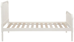Jones Wood Twin Open Frame Bed White