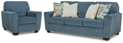 Cashton Queen Sofa Sleeper and Chair