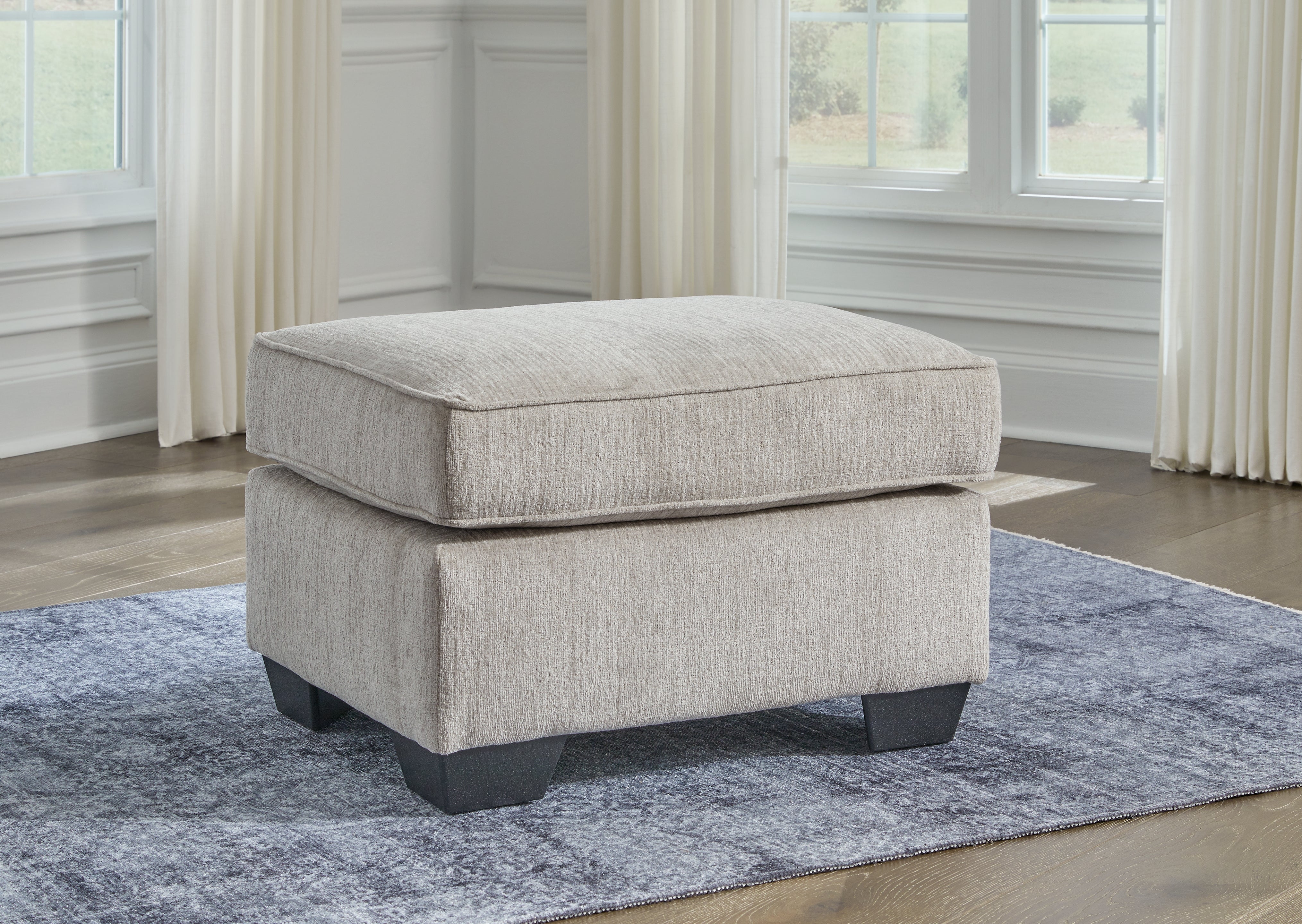 Best Furniture Outlet - Ashley Furniture - Cashton Living Room - Ottoman / Ice - 4060614