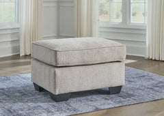 Best Furniture Outlet - Ashley Furniture - Cashton Living Room - Ottoman / Ice - 4060614