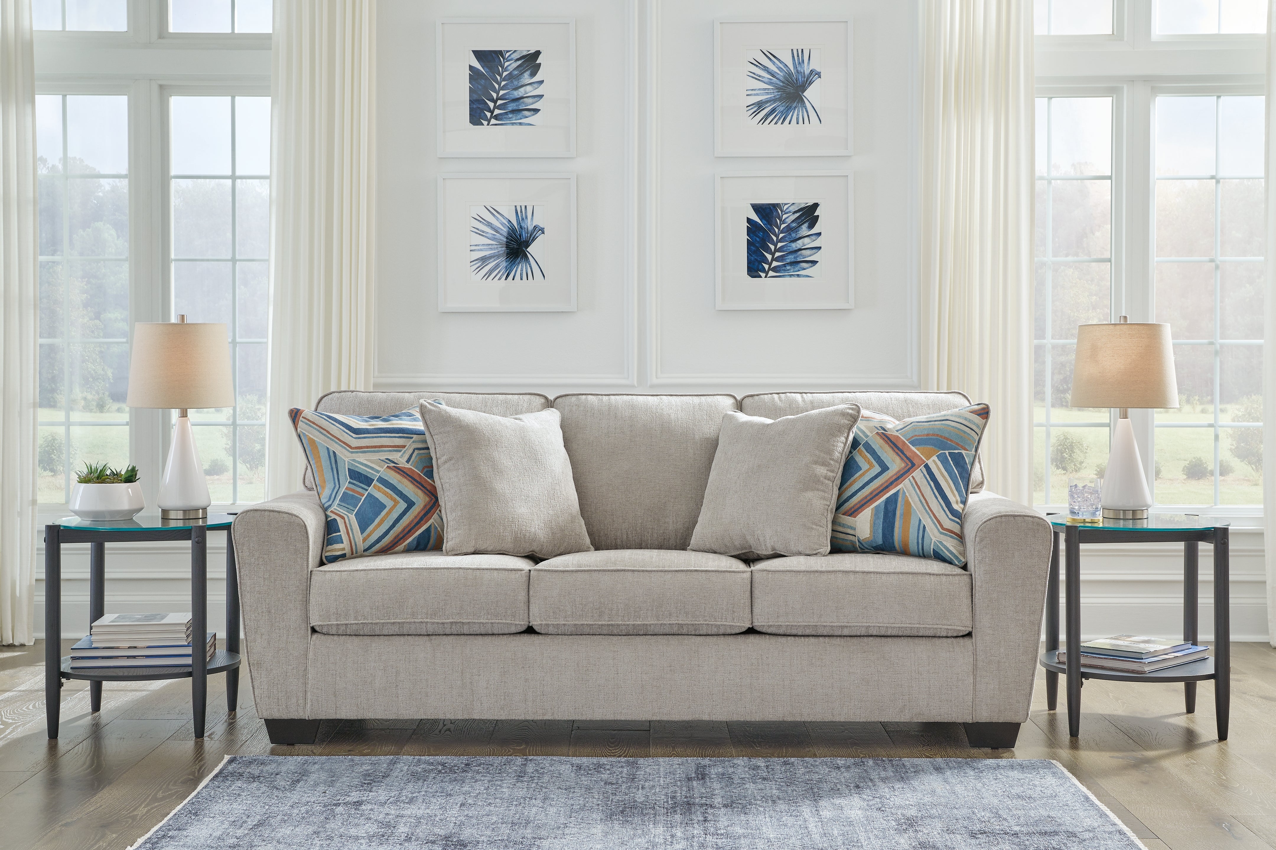Best Furniture Outlet - Ashley Furniture - Cashton Living Room - Sofa / Ice - 4060638