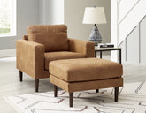 Best Furniture Outlet - Ashley Furniture - Telora Chair and Ottoman - Chair and Ottoman - 41002U2
