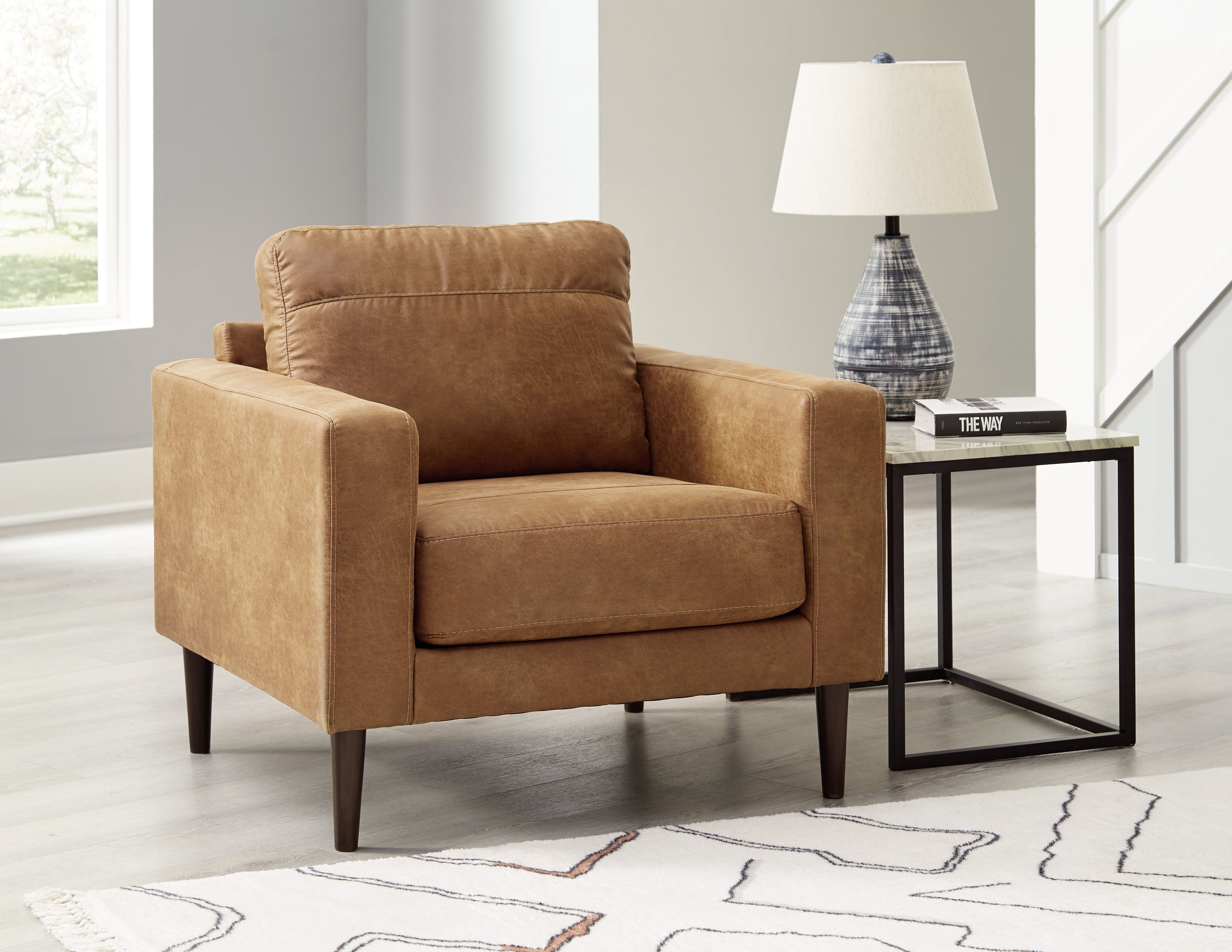 Best Furniture Outlet - Ashley Furniture - Telora Living Room - Chair / Caramel - 4100220