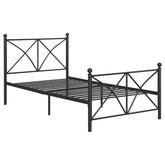 Best Furniture Outlet - Coaster - Hart Metal Full Open Frame Bed Matte Black - 422755F