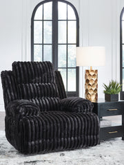Best Furniture Outlet - Ashley Furniture - Rhine Falls Living Room - Zero Wall Power Recliner / Onyx - PC4280506