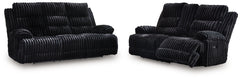 Rhine Falls Power Reclining Sofa and Loveseat