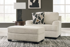 Heartcort Sofa, Loveseat, Oversized Chair and Ottoman