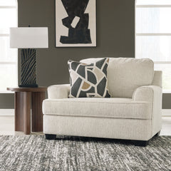Best Furniture Outlet - Ashley Furniture - Heartcort Living Room - Chair and a Half / Quartz - 4460423