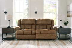 Best Furniture Outlet - Ashley Furniture - Boothbay Living Room - 2 Seat Reclining Power Sofa / Auburn - 4470447