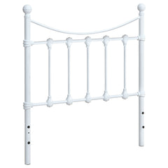 Best Furniture Outlet - Coaster - Marie Metal Twin Open Frame Headboard White - 450101T