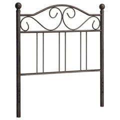 Best Furniture Outlet - Coaster - Ellis Metal Twin Open Frame Headboard Dark Bronze - 450103T