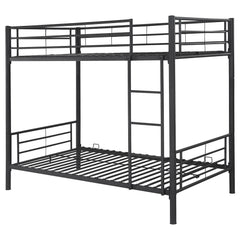 Best Furniture Outlet - Coaster - Hayward Metal Twin Over Twin Bunk Bed Black - 460072B