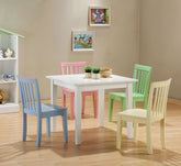 Best Furniture Outlet - Coaster - Rory 5-piece Kids Table and Chairs Set Multi Color - 460235
