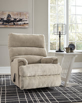 Best Furniture Outlet - Ashley Furniture - Man Fort Living Room - Rocker Recliner / Graphite - 4660525