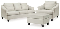 Best Furniture Outlet - Ashley Furniture - Genoa Queen Sofa Sleeper, Oversized Chair and Ottoman - Queen Sofa Sleeper, Oversized Chair and Ottoman - 47704U8