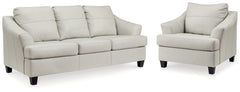 Best Furniture Outlet - Ashley Furniture - Genoa Sofa and Oversized Chair - Sofa and Oversized Chair - 47704U7