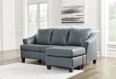 Best Furniture Outlet - Ashley Furniture - Genoa Living Room - Sofa Chaise / Steel - 4770518
