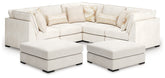 Best Furniture Outlet - Ashley Furniture - Donelson Creek 5-Piece Sectional and 2 Oversized Ottomans - 5-Piece Sectional and 2 Oversized Ottomans - 48002U4