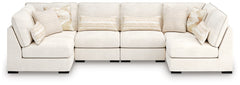 Best Furniture Outlet - Ashley Furniture - Donelson Creek Sectional - 6-Piece Sectional / Vanilla - 48002S3