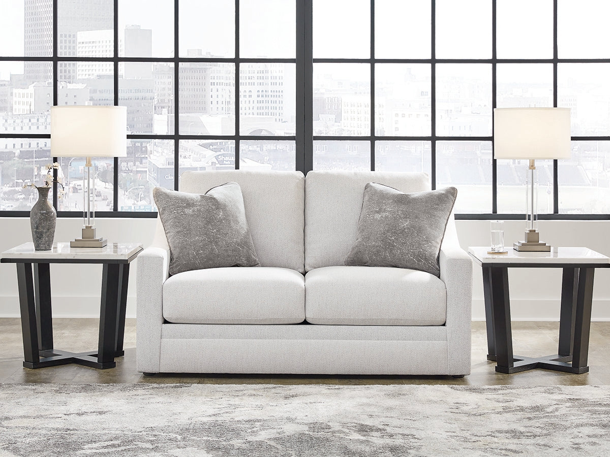 Best Furniture Outlet - Ashley Furniture - Maitelynn Living Room - Loveseat / Chalk - 4820235
