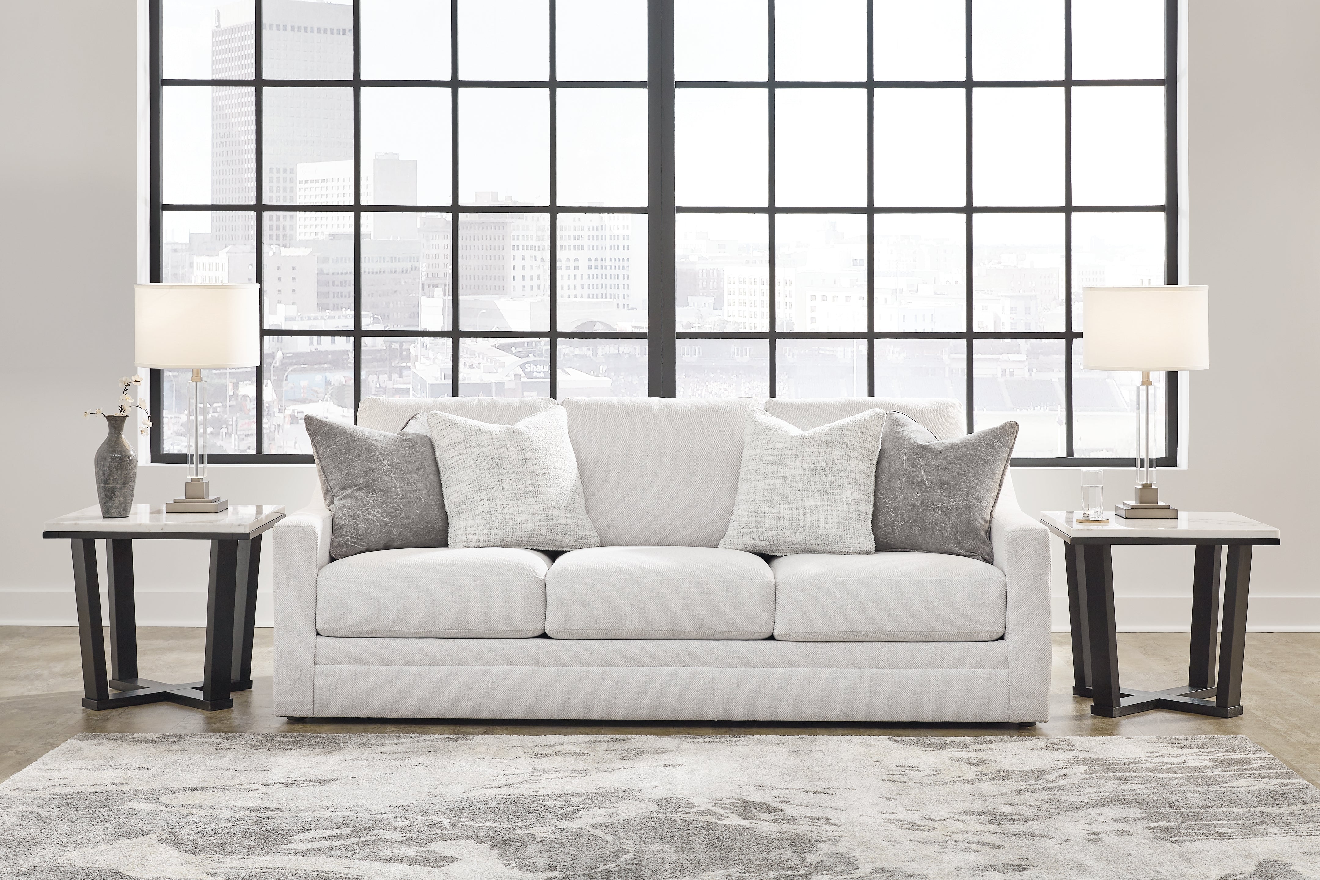 Best Furniture Outlet - Ashley Furniture - Maitelynn Living Room - Sofa / Chalk - 4820238