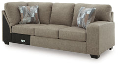 Newellen 3-Piece Sectional and Oversized Ottoman