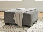 Best Furniture Outlet - Ashley Furniture - Revenna Living Room - Oversized Accent Ottoman / Greystone - PC4840508