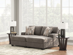 Best Furniture Outlet - Ashley Furniture - Newellen Sectional - RAF 2-Piece Super Chaise / Greystone - 48405S4