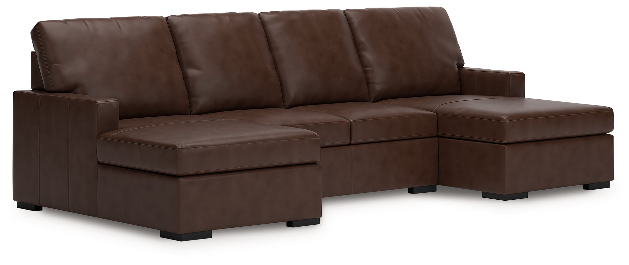 Best Furniture Outlet - Ashley Furniture - McDowlan Sectional - RAF 3-Piece Sectional with Double Chaise / Coffee - PC48504S3
