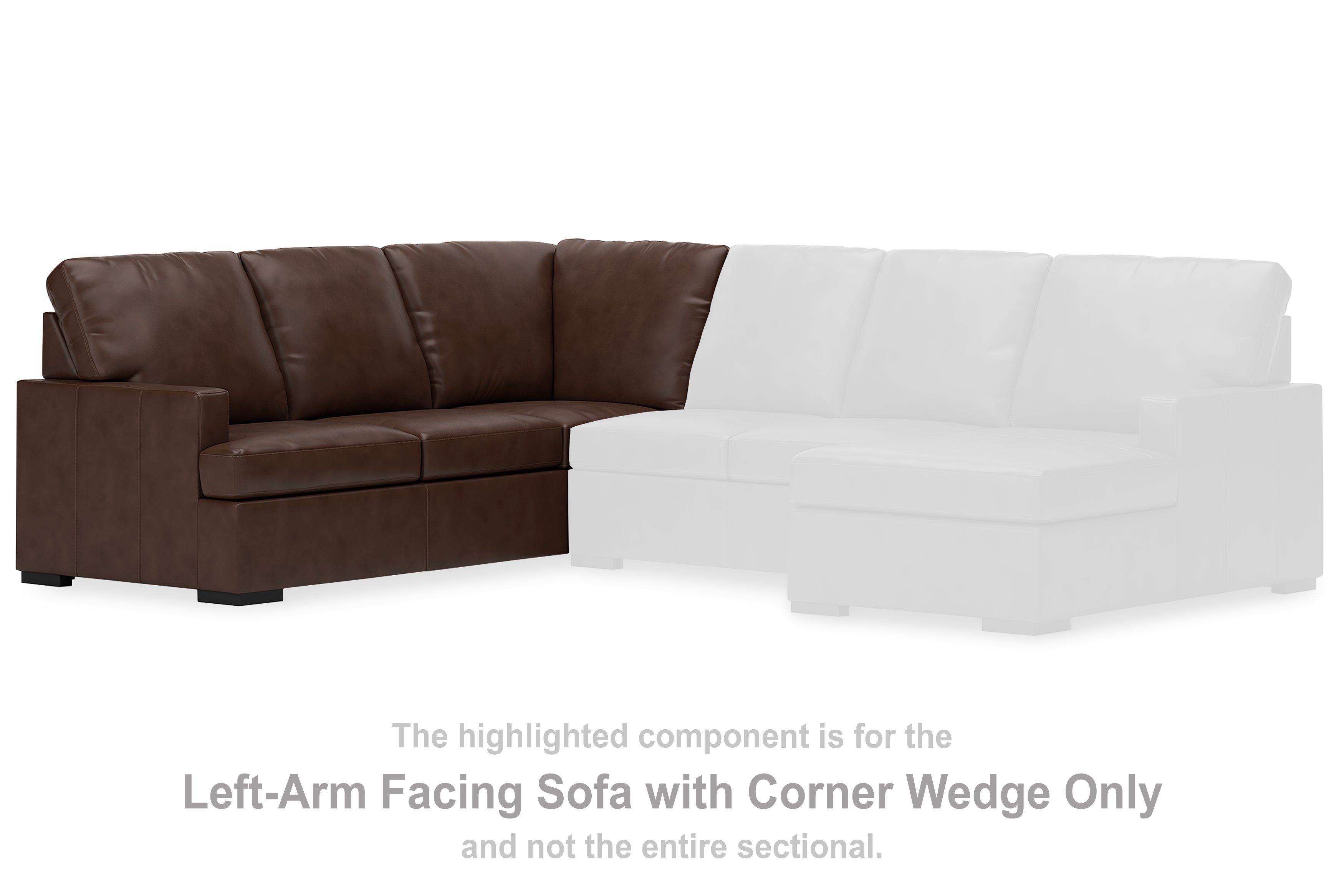 Best Furniture Outlet - Ashley Furniture - McDowlan Sectional - LAF Sofa w/Corner Wedge / Coffee - PC4850448
