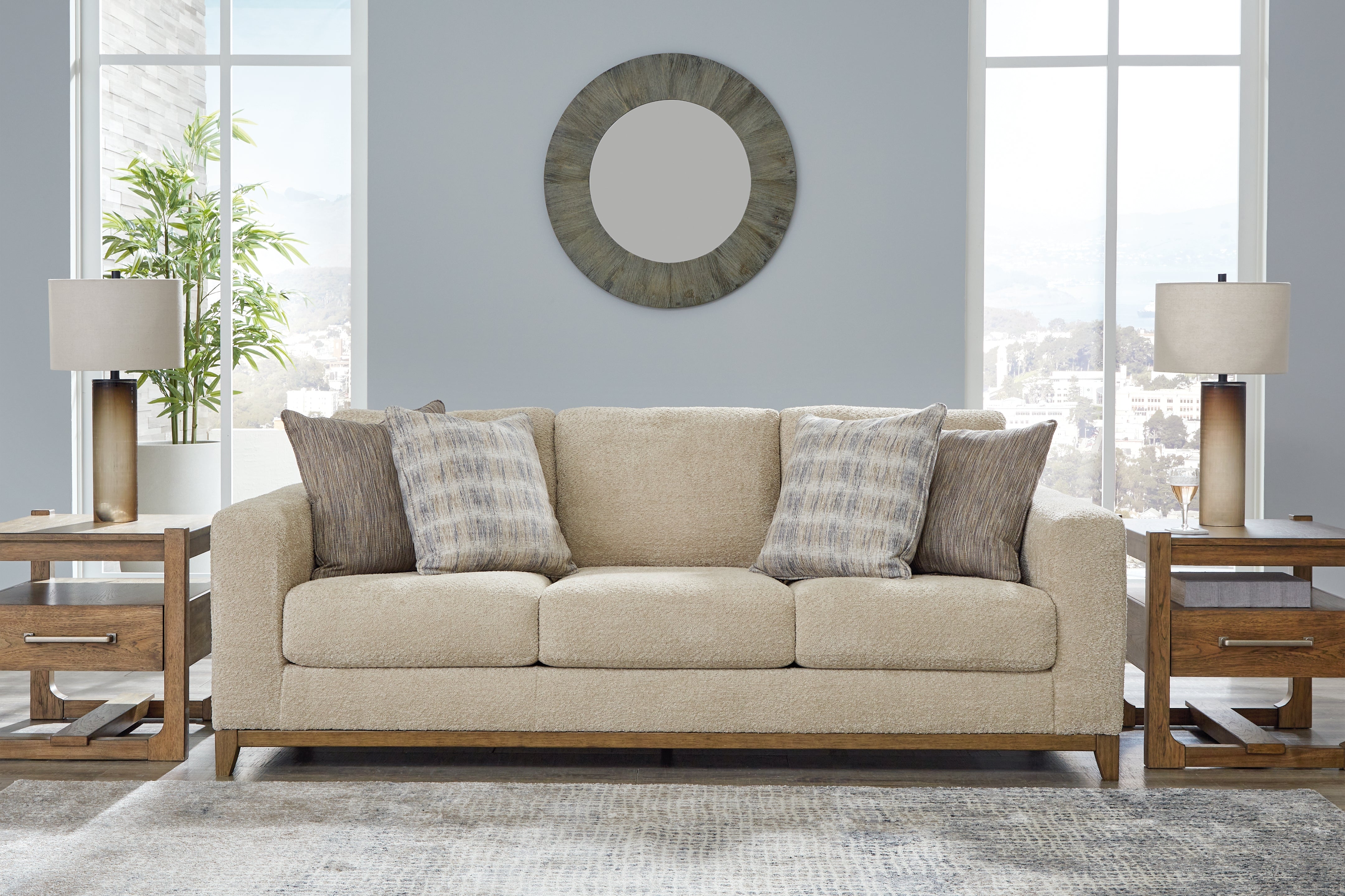 Best Furniture Outlet - Ashley Furniture - Parklynn Living Room - Sofa / Desert - 4890238