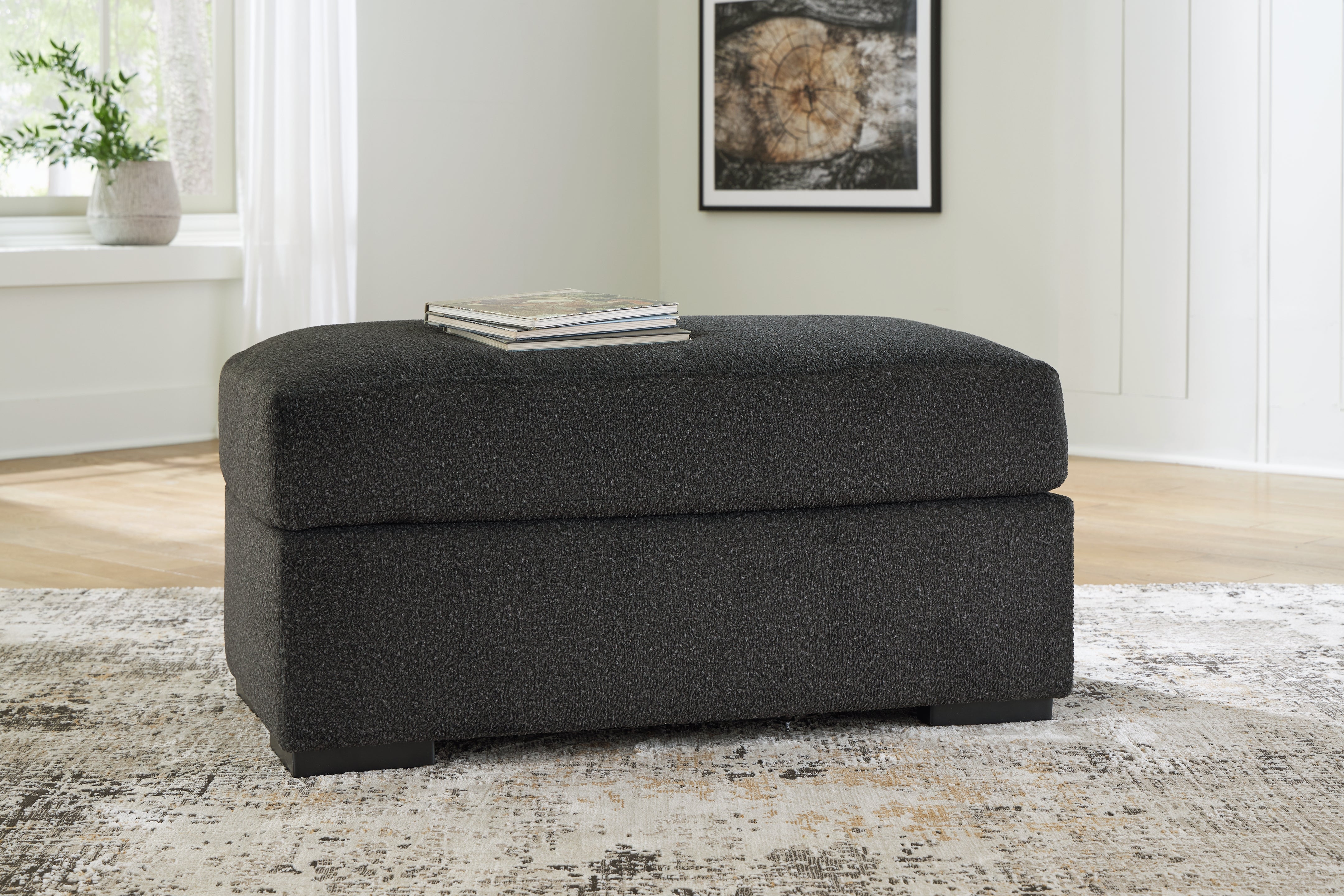 Best Furniture Outlet - Ashley Furniture - Wryenlynn Living Room - Ottoman / Onyx - 4940514