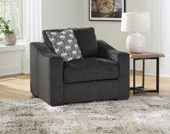 Best Furniture Outlet - Ashley Furniture - Wryenlynn Living Room - Chair and a Half / Onyx - 4940523