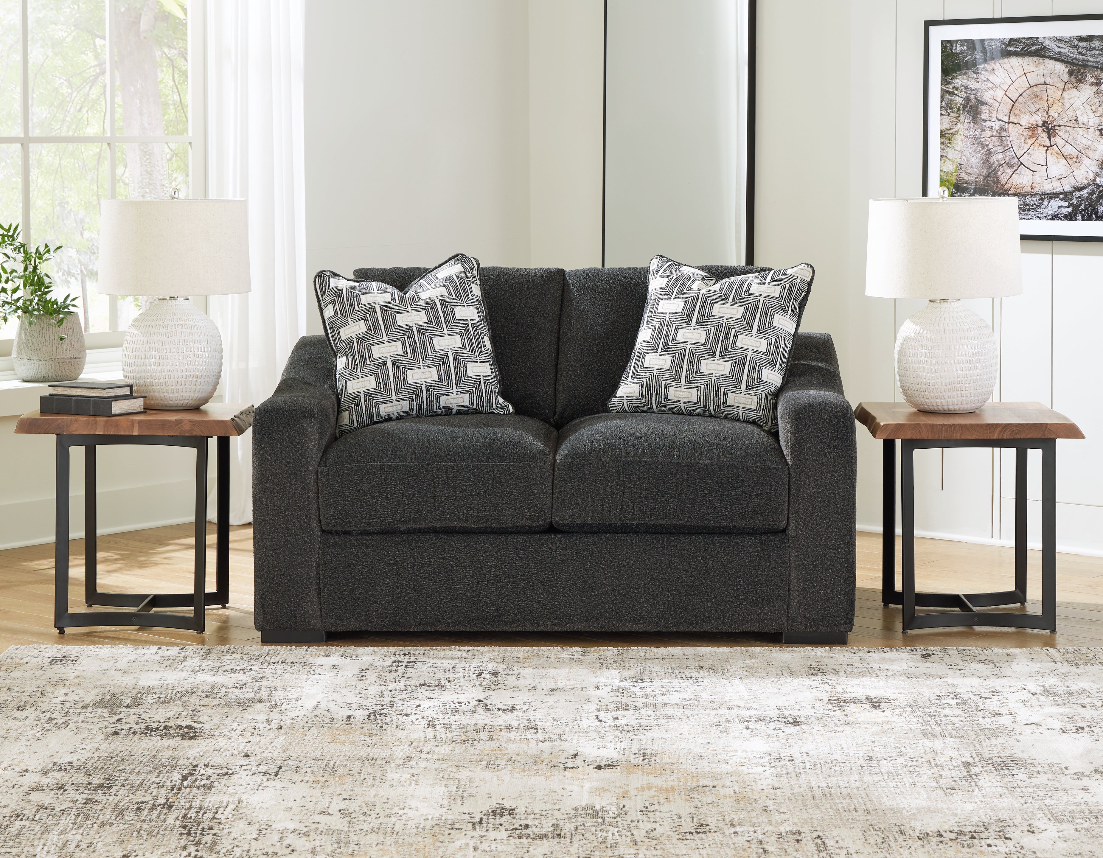 Best Furniture Outlet - Ashley Furniture - Wryenlynn Living Room - Sofa / Onyx - 4940538