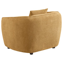 Aleisha 3-piece Fabric Upholstered Sofa Set Mustard Yellow