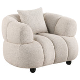 Best Furniture Outlet - Coaster - Whitney Contemporary Channel Tufted Woven Fabric Upholstered Accent Chair - 503723