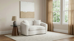 Isabella Fabric Upholstered Loveseat Sand